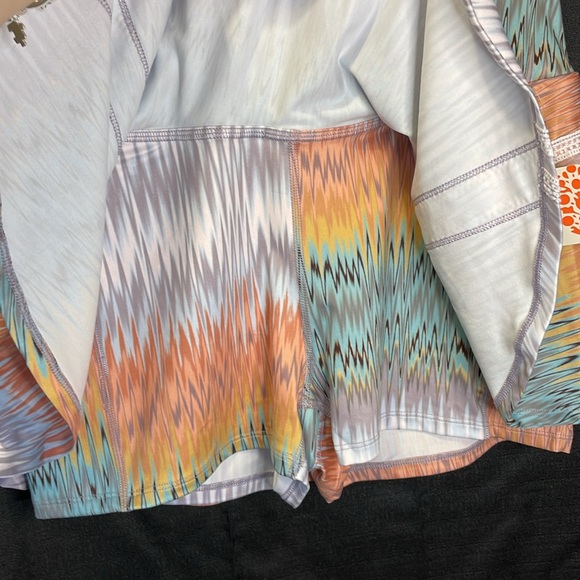 NWT FP Movement Pleats And Thank You Printed Skort - Sunspace Combo - Size Large - Picture 9 of 17